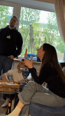 Friends gather for UFC viewing party in Minsk apartment