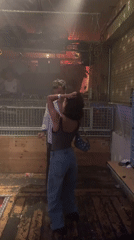 Tel Aviv nightclub scene captured over evening hours