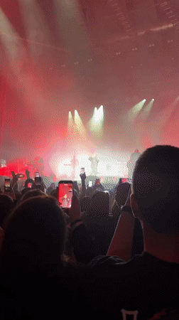 Concert performance draws large crowd in Krasnoyarsk, Russia