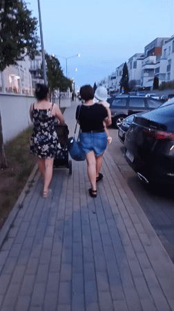 Summer solstice evening out in Piaseczno, Poland