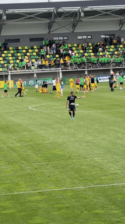 Football Match Held at FC Kolos Stadium in Hnidyn