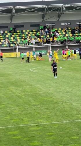 Football Match Held at FC Kolos Stadium in Hnidyn