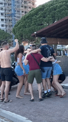 Young people gather, dance across multiple Budva locations