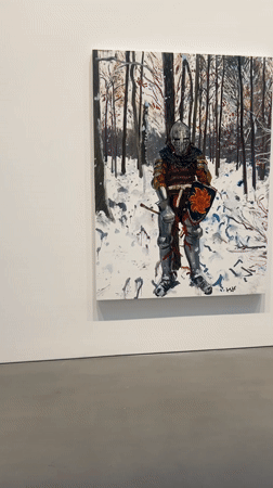 Liu Xiaodong art exhibition features knight paintings in LA