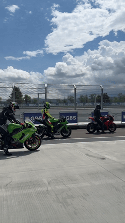 Motorcycle racing event held at Dospey, Bulgaria circuit