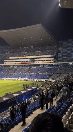 Soccer match documented at Estadio Cuauhtémoc in Puebla