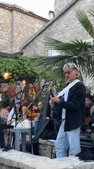 Street performers enliven Budva carnival celebrations in Montenegro