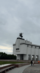 Moscow monuments and Victory Day floral displays documented