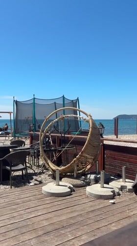 Peaceful moments captured along Bar Montenegro's coastline during midday