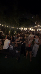 Nighttime outdoor party captured by witnesses in North Kuta