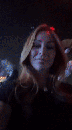 Woman films herself at late-night outdoor concert in La Quinta