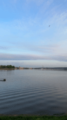 Quiet waterfront moments captured in Votkinsk, Russia