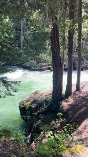 Woman documents afternoon visit to Brandywine Falls, Whistler