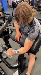 Man completes multi-machine workout session at Belgrade gym