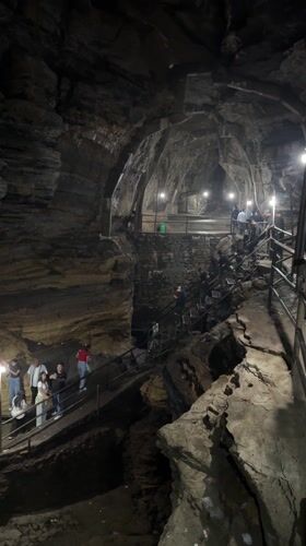 Tourist caves in Pokhara Nepal documented during early morning visit