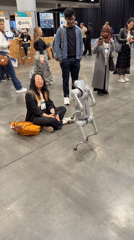 Robotics demo features dancing humanoid, robotic dog at Vancouver convention