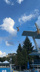 Sunny afternoon at an outdoor pool in Sofia