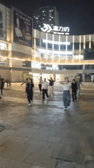 Evening dance group gathers at Chongqing plaza