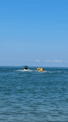 Watercraft on a calm Black Sea morning off Batumi
