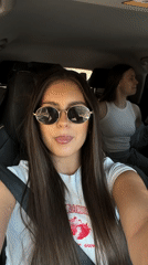 Young women filmed themselves driving in Krasnoyarsk, Russia
