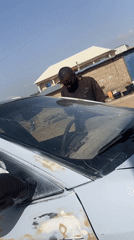Car repair work observed at Jos plaza location