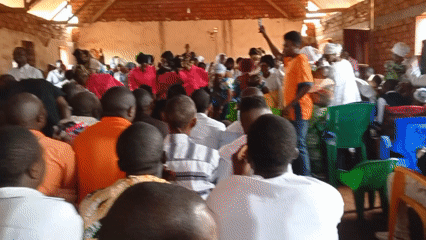 Large church gathering recorded in Makungu, Ngalula, DR Congo