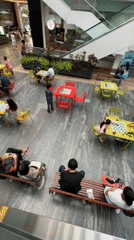 Evening recreation scenes captured at Puebla community center