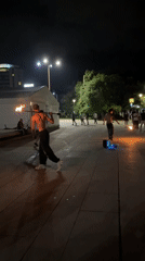 Sofia residents capture nighttime city life, fire performers, cafes