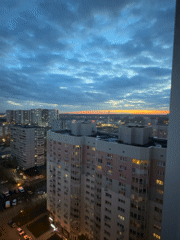 Twilight urban panoramas captured across Moscow metropolitan area