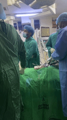 Surgical team performs laparoscopic procedure at Nairobi medical facility