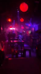 Barcelona nightlife: club scene and city square after midnight