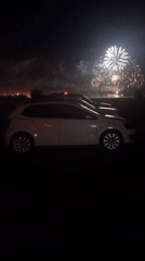 Beach fireworks and seaside toasts in Port-la-Nouvelle