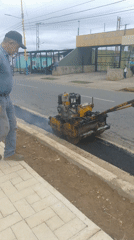 Street maintenance underway in Tinaquillo, Venezuela