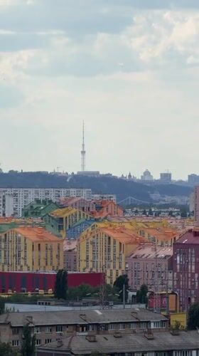 Kyiv apartment life and rooftop city views, June 2026