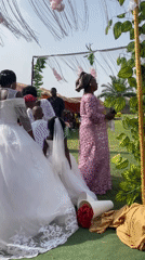 Traditional outdoor dance celebration captured in Akwanga, Nigeria