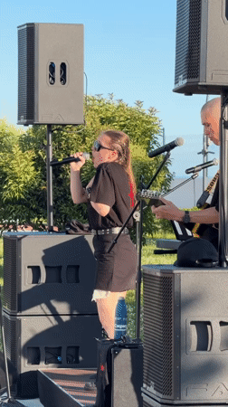 Outdoor concert and coastal scenes at Sirius, Russia