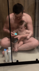 Baby crawling, family moments captured in Podshivalovo home