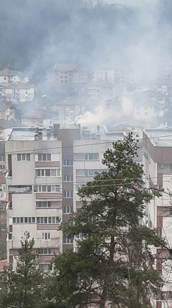 Foggy day captured on video in Zlatograd, Bulgaria