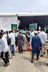 Islamic convention draws hundreds to tented venue in Dhaka