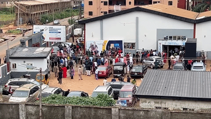 Mixed indoor and outdoor scenes around Awka, Nigeria