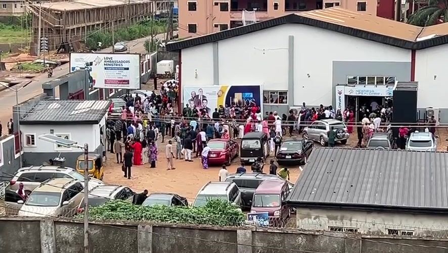 Mixed indoor and outdoor scenes around Awka, Nigeria