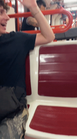 Late-night musical celebration erupts on Buenos Aires train