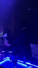 Late night at Bar Jirgi Summa, Nigeria's neon-lit club scene