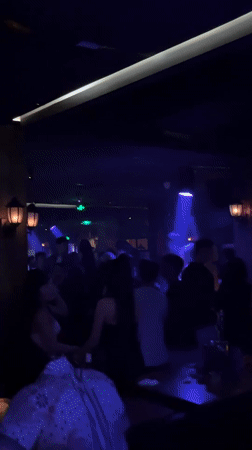 Nightclub scene captured by witnesses in Liangjiang, China