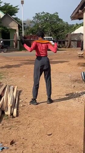 Morning workout session documented in Akwanga, Nigeria