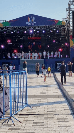 Qyzyljar Music Fest brings crowds to central Petropavl plaza