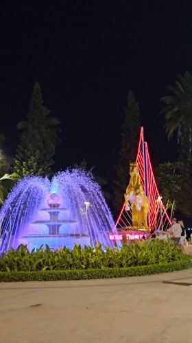 Evening scenes documented across Nha Trang urban areas