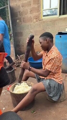 Morning daily life documented in rural Eziudo, Nigeria