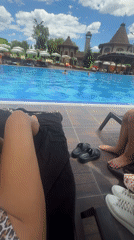 Poolside afternoon at a decorative recreational venue in Gorna Malina