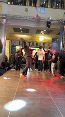 Dance troupe performs synchronized routine at Pleven shopping mall